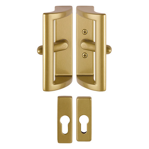 Maniglia a tirante per porta - 495/51NS/51PNS - HOPPE - in alluminio / contemporanea / con serratura integrata