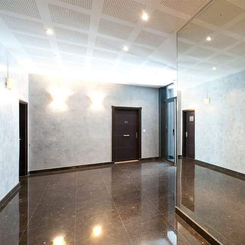Porta da interno - AXIOME 42 : SC28 - HUET - in legno / battente / senza vetri