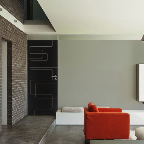 Porta da interno - ALVEOLAIRE TECHNIDECOR® - HUET - in MDF / in pino / in abete