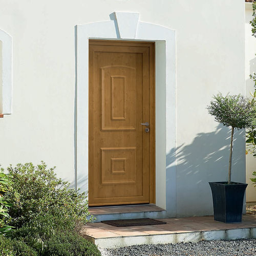 Porta d'ingresso - OEILLET - HUET - in PVC / battente / classica