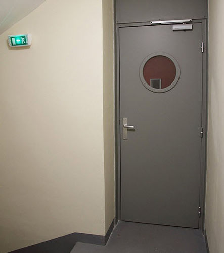 Porta da interno - EUROFLAM EI30 - HUET - in faggio / in pino / in acciaio