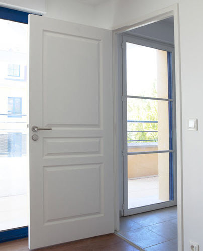 Porta da interno - ALVEOLAIRE POSTFORMÉE  - HUET - in MDF / in faggio / in pino