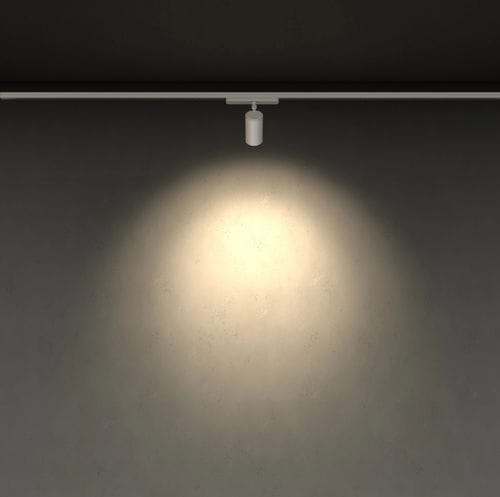 Faretti a binario LED - EIDOS D89 - ING. CASTALDI ILLUMINAZIONE - tondo / in alluminio / in policarbonato