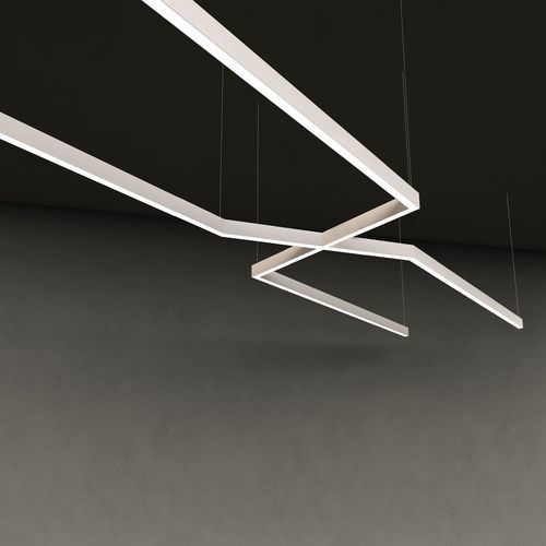 Profilo luminoso sospeso - MISS - ING. CASTALDI ILLUMINAZIONE - a soffitto / LED / in alluminio