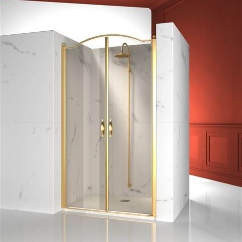 Parete doccia battente - GOLD : GLB - VISMARAVETRO - ad arco / a nicchia / in vetro temprato