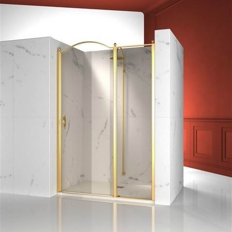 Parete doccia pivotante - GOLD : GLZ - VISMARAVETRO - ad arco / a nicchia / in vetro temprato