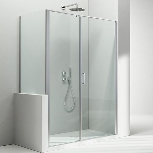 Box doccia in vetro - LINEA : L2+LP - VISMARAVETRO - con porta pivotante / d'angolo / per uso residenziale
