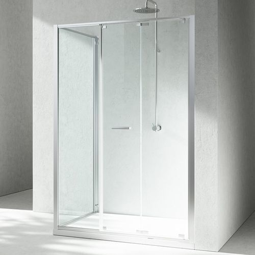 Box doccia in vetro - JUNIOR : GM+GF  - VISMARAVETRO - fisso / con porta pieghevole / d'angolo