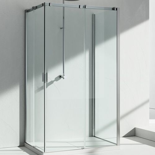 Box doccia in vetro - SERIE 8000 : CA+CA+CG  - VISMARAVETRO - con porta scorrevole / rettangolare / per uso residenziale