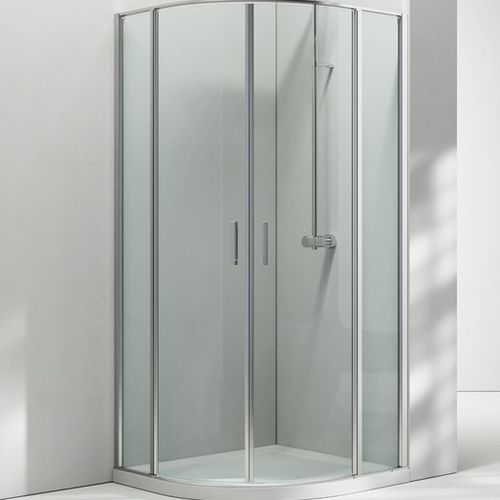 Box doccia in vetro - LINEA : LTX 90 - VISMARAVETRO - con porta pivotante / curvo / per uso residenziale