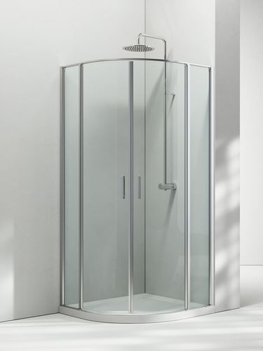 Box doccia in vetro - LINEA : LTX 100 - VISMARAVETRO - con porta pivotante / curvo / per uso residenziale