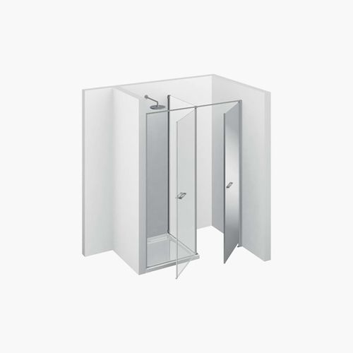 Box doccia multifunzione - TWIN : T30 - VISMARAVETRO - in vetro temprato / con sportello battente / a nicchia