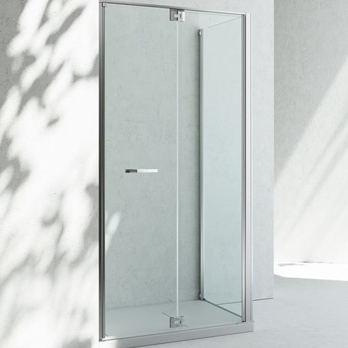 Box doccia in vetro - REPLAY : RN+RG  - VISMARAVETRO - in alluminio / con porta pieghevole / rettangolare