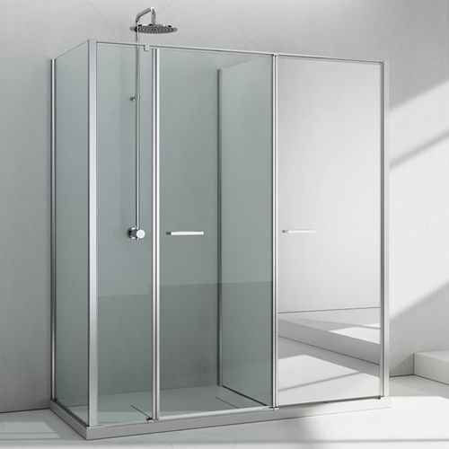 Box doccia multifunzione - TWIN : T25 - VISMARAVETRO - in vetro temprato / in vetro laccato / con sportello battente