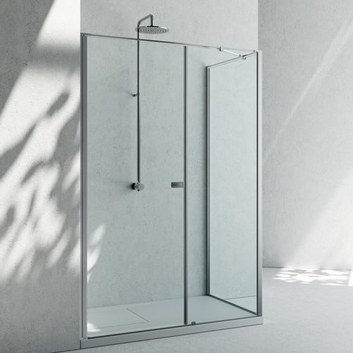 Box doccia in vetro - K2+KC - VISMARAVETRO - in alluminio / con porta pivotante / fisso