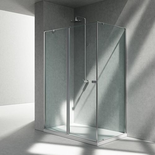 Box doccia in vetro - KZ+KF - VISMARAVETRO - in alluminio / con porta pivotante / fisso