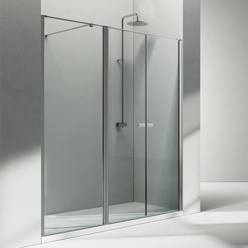Box doccia in vetro - K3 - VISMARAVETRO - in alluminio / con sportello battente / fisso