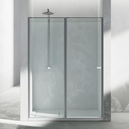 Box doccia in vetro - KZ - VISMARAVETRO - in alluminio / con porta pivotante / fisso