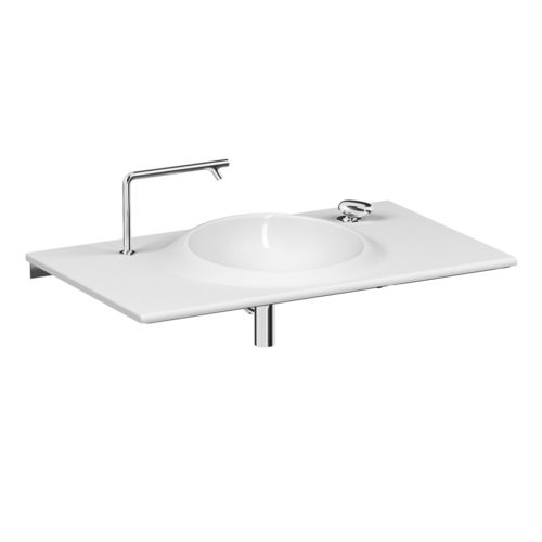Lavabo da appoggio - 4519B403-1596 - VitrA - in ceramica / rotondo / contemporaneo