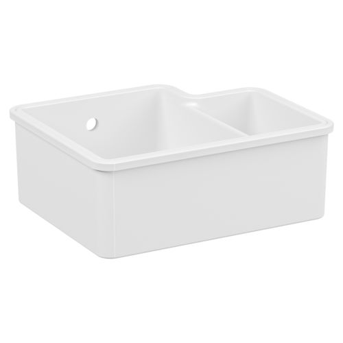 Lavabo sottopiano - 5936B0XX-0012 SERIES - VitrA - in ceramica / rettangolare / contemporaneo