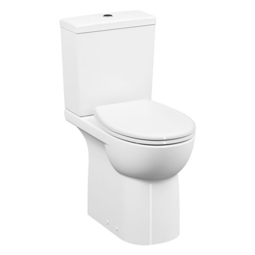 WC da appoggio - 5817B003-0087 - VitrA - in ceramica / con cassetta ad incasso / tradizionale