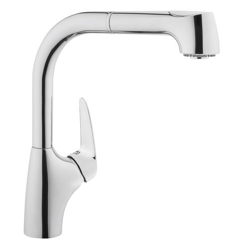 Miscelatore da appoggio - A42151EXP - VitrA - in metallo cromato / da cucina / 1 foro