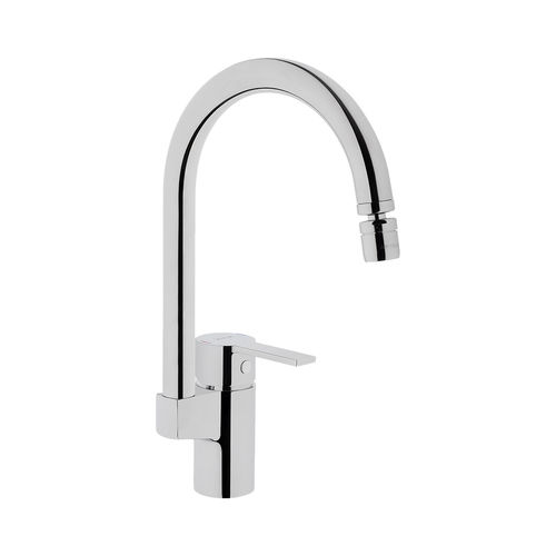 Miscelatore da appoggio - A42155EXP - VitrA - in metallo cromato / da cucina / 1 foro