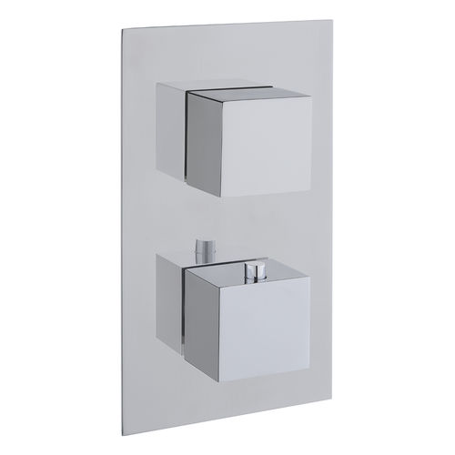 Miscelatore da doccia - A47163EXP - VitrA - da parete / termostatico / in metallo cromato