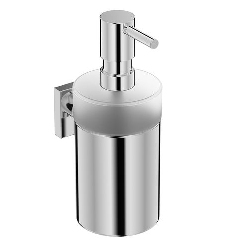 Distributore di sapone professionale - A44171 - VitrA - da parete / in cromo / manuale