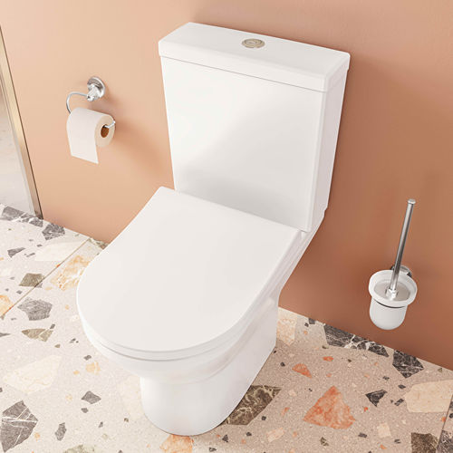 WC da appoggio - INTEGRA  - VitrA - in ceramica / per uso residenziale / rotondo