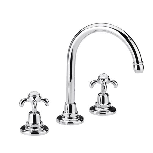 Miscelatore doppio comando per lavabo - B/A6-N4-P1 - VOLEVATCH - da appoggio / in metallo cromato / in ottone