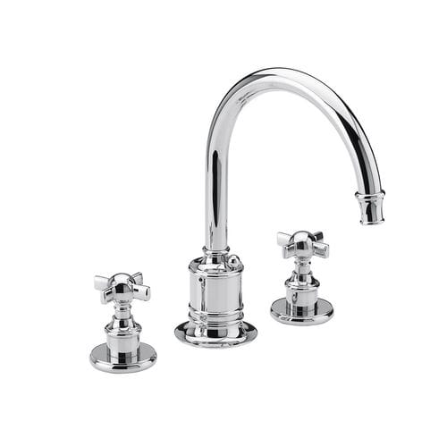 Miscelatore doppio comando per lavabo - H/C1-B3-P1 - VOLEVATCH - da appoggio / in metallo / da bagno