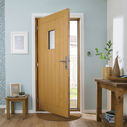 Porta d'ingresso - INSULUX : BURGHLEY - JELD-WEN - in alluminio / in composito / battente