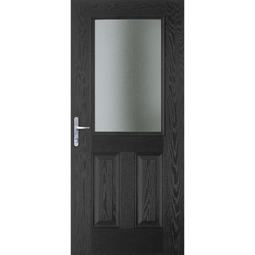 Porta d'ingresso - CASTLE : TILSBURY - JELD-WEN - GRP / battente / semivetrata