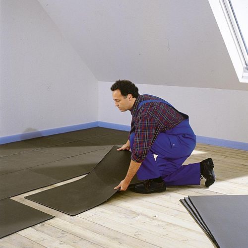 Isolante fonoassorbente - NONSTEP PLAN - wedi GmbH - in gomma / in poliuretano / minerale