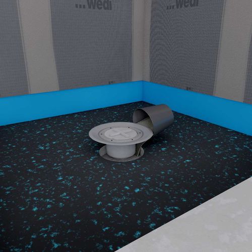 Isolante fonoassorbente - EDGE - wedi GmbH - in schiuma PET / a nastro / per interni