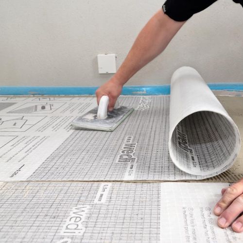 Membrana impermeabilizzante di protezione - SUBLINER FLEX - wedi GmbH - isolante / per solaio / per interni