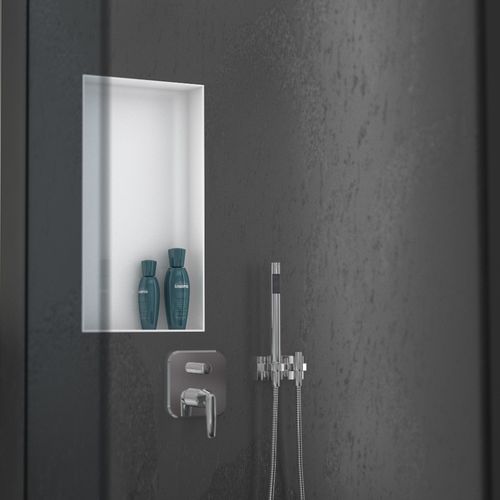 Nicchia polimerica - Sanwell Top niche - wedi GmbH - rettangolare / da bagno