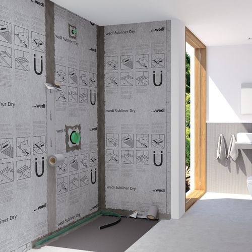 Membrana impermeabilizzante di protezione - 095110371 - wedi GmbH - per muro / per doccia / per stanza da bagno