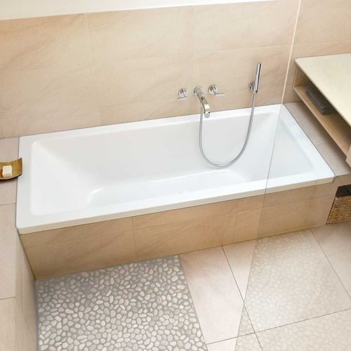 Rivestimento vasca da bagno rettangolare - Bathboard - wedi GmbH - in vetro / idromassaggio
