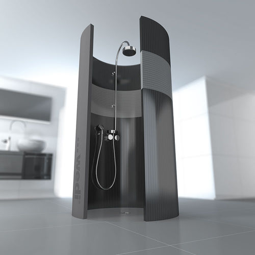 Doccia in espanso - Trollo - wedi GmbH - in polistirene / rotonda