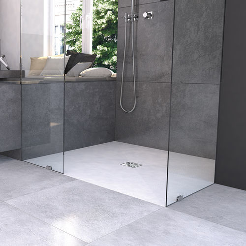 Pavimento in Solid Surface - Fundo Top Integro - wedi GmbH - da interno / da bagno / residenziale