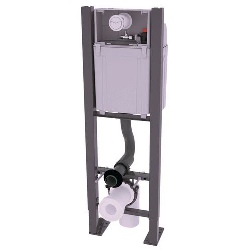 Staffa di fissaggio per WC sospeso - SPÉCIAL GAINE TECHNIQUE : 55721873 - WIRQUIN - con serbatoio dello sciacquone