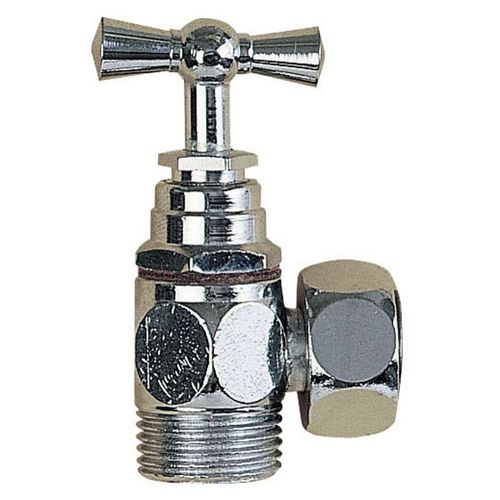 Rubinetto d'arresto da parete - R21 - WIRQUIN - in ottone cromato / da interno / 1 foro