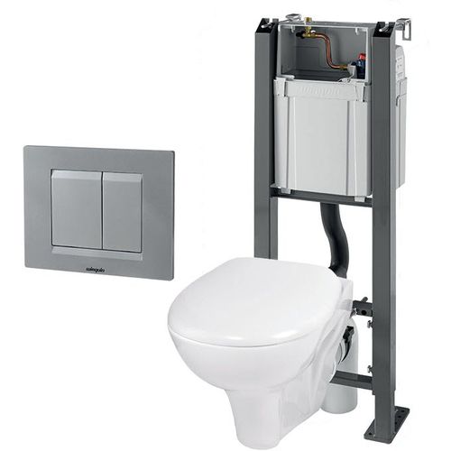 Staffa di fissaggio per WC sospeso - CHRONO : 55720628 - WIRQUIN - con serbatoio dello sciacquone