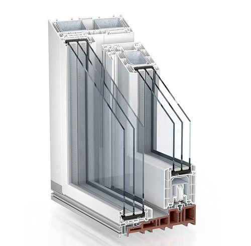 Porta per esterni - PREMIDOOR 88 LUX  - KÖMMERLING - in alluminio / scorrevole / fissa