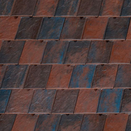 Tegola piana - H-SELECTION VISUM3 - Cerámica La Escandella - in ceramica / piccola / rossa