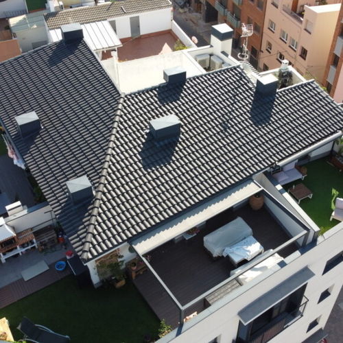 Tegola curva - H-SELECTION SELECTUM - Cerámica La Escandella - a incastro / marsigliese / in terracotta