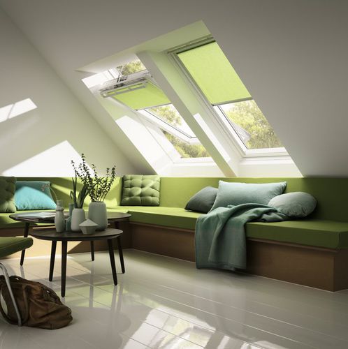 Finestra da tetto in legno - CK02 - VELUX - in alluminio / a bilico con asse centrale / a soffietto