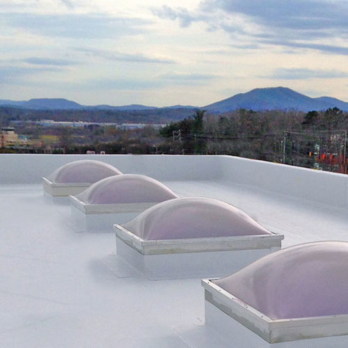 Lucernario in alluminio - ECOSKY SERIES - VELUX - in policarbonato / in acrilico / per tetto piano